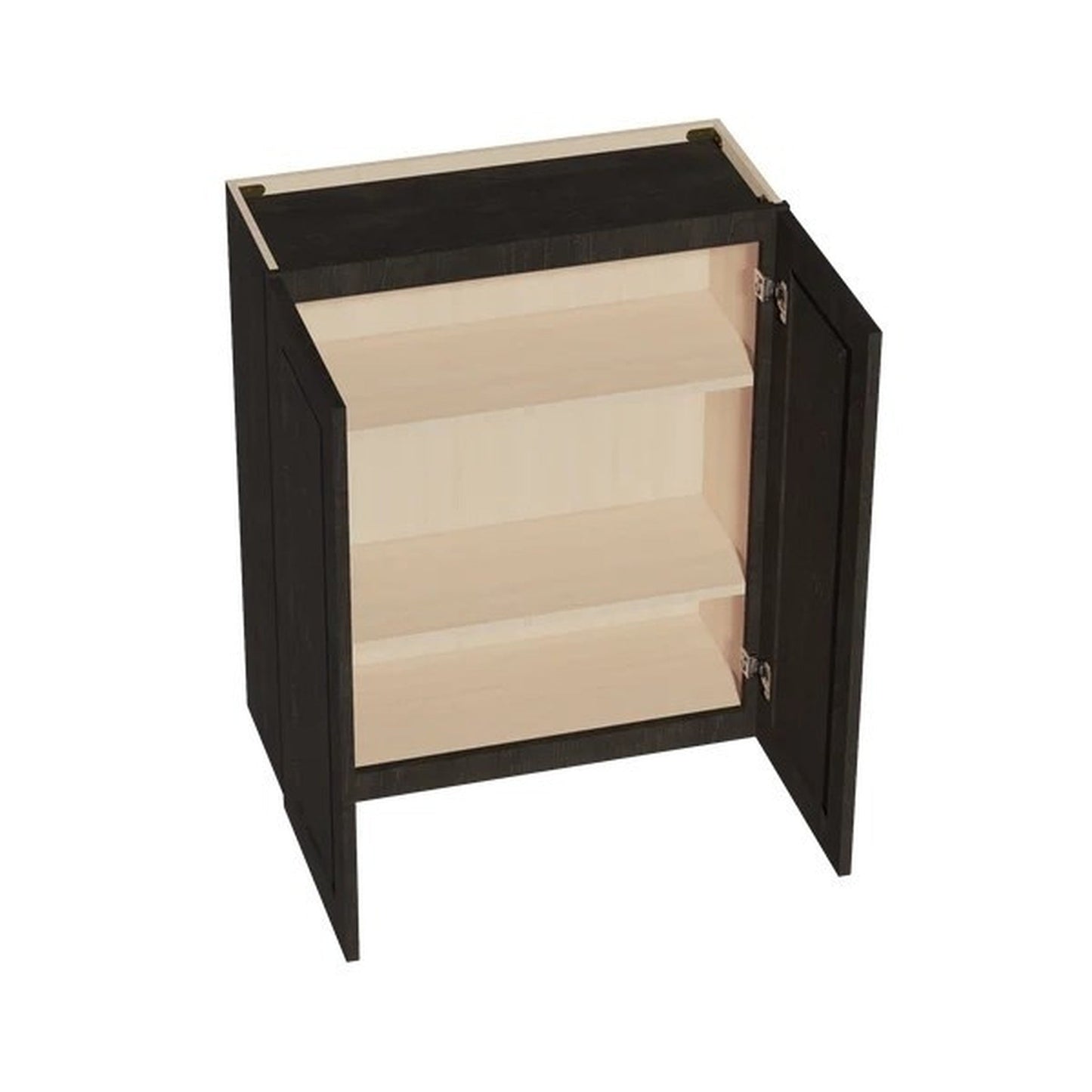 Shaker Wall Cabinet 30" (W3036) · Ardelle - Charcoal - Interior