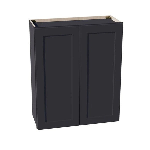 Shaker Wall Cabinet 30" (W3036) · Ardelle - Ebony - Hero