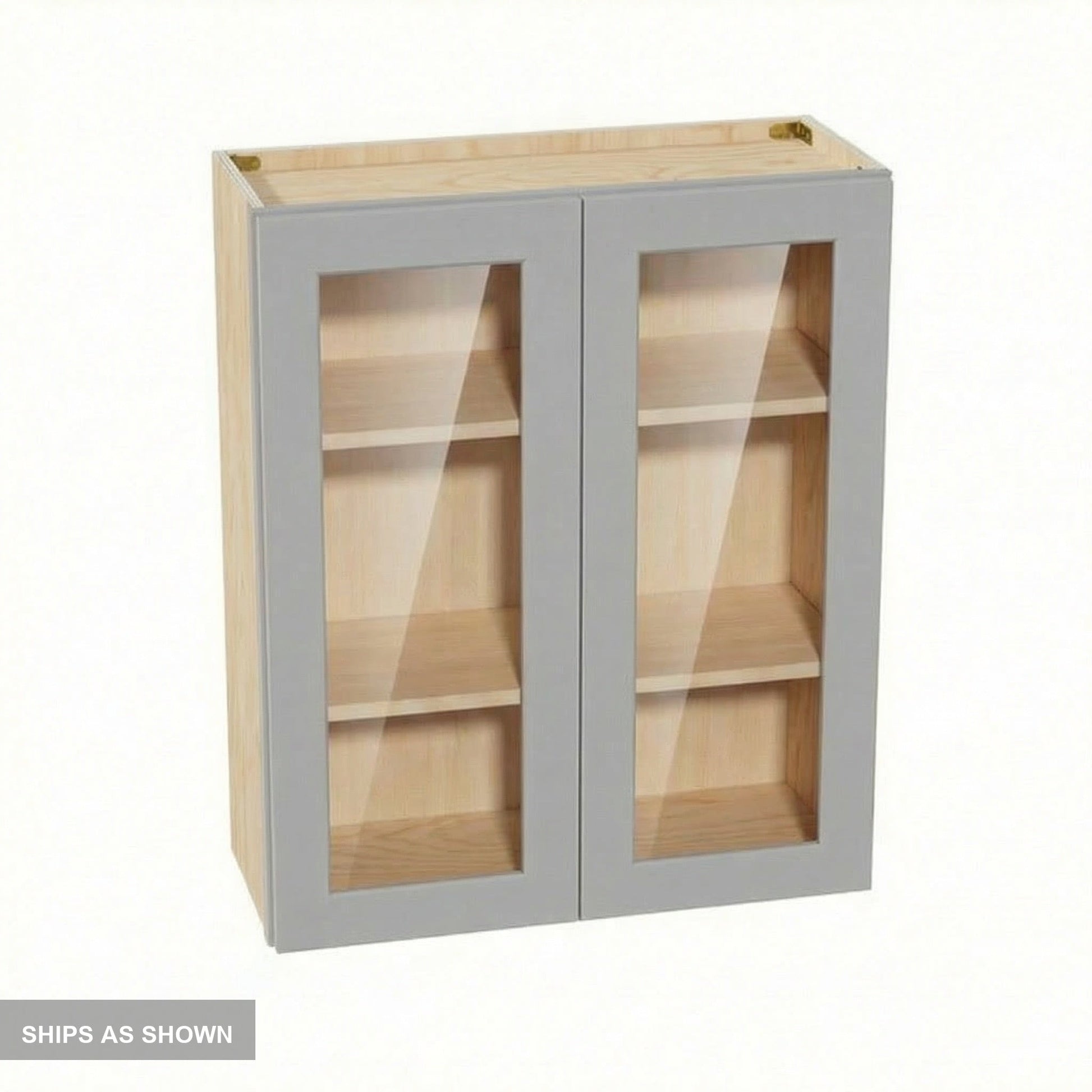 Shaker Glass Door Wall Cabinet 30" (W3036GD) · Ardelle