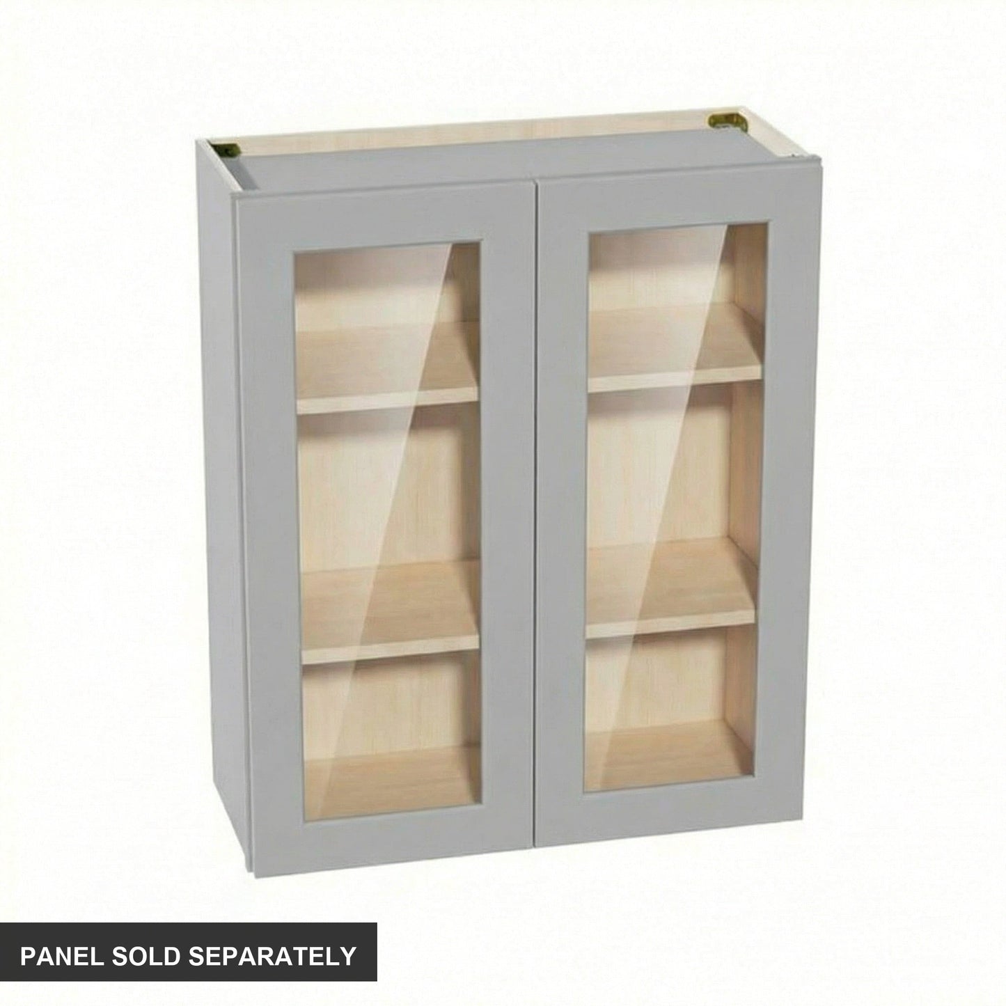 Shaker Glass Door Wall Cabinet 30" (W3036GD) · Ardelle - Ash - Product