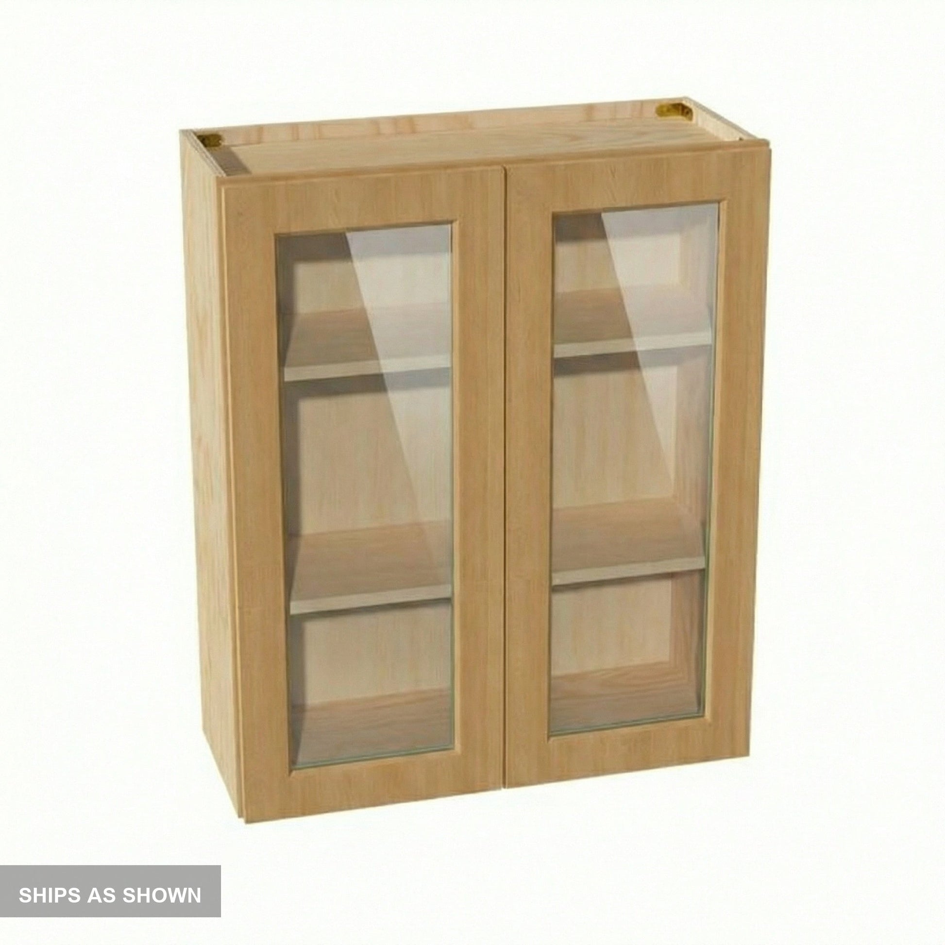 Shaker Glass Door Wall Cabinet 30" (W3036GD) · Ardelle