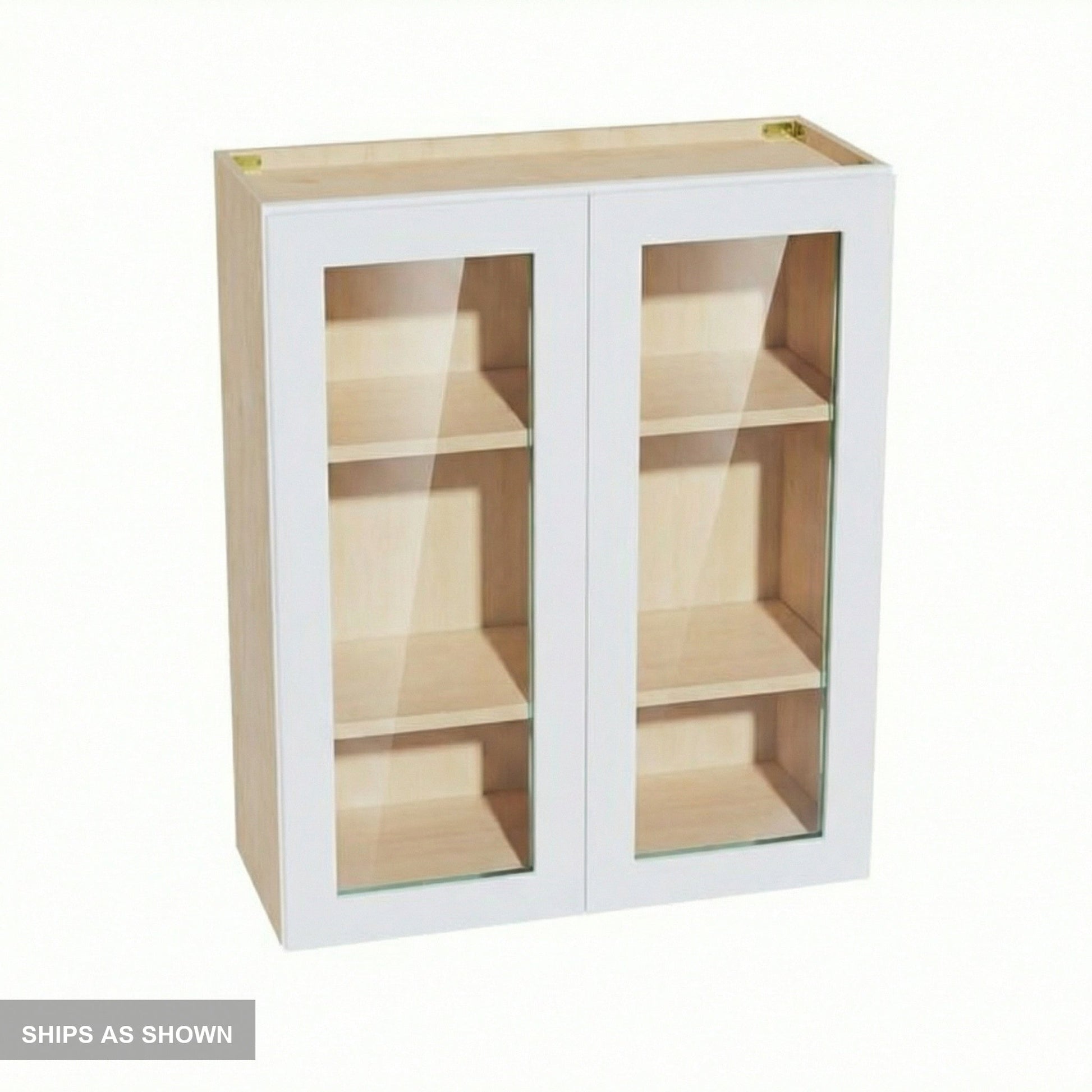 Shaker Glass Door Wall Cabinet 30" (W3036GD) · Ardelle