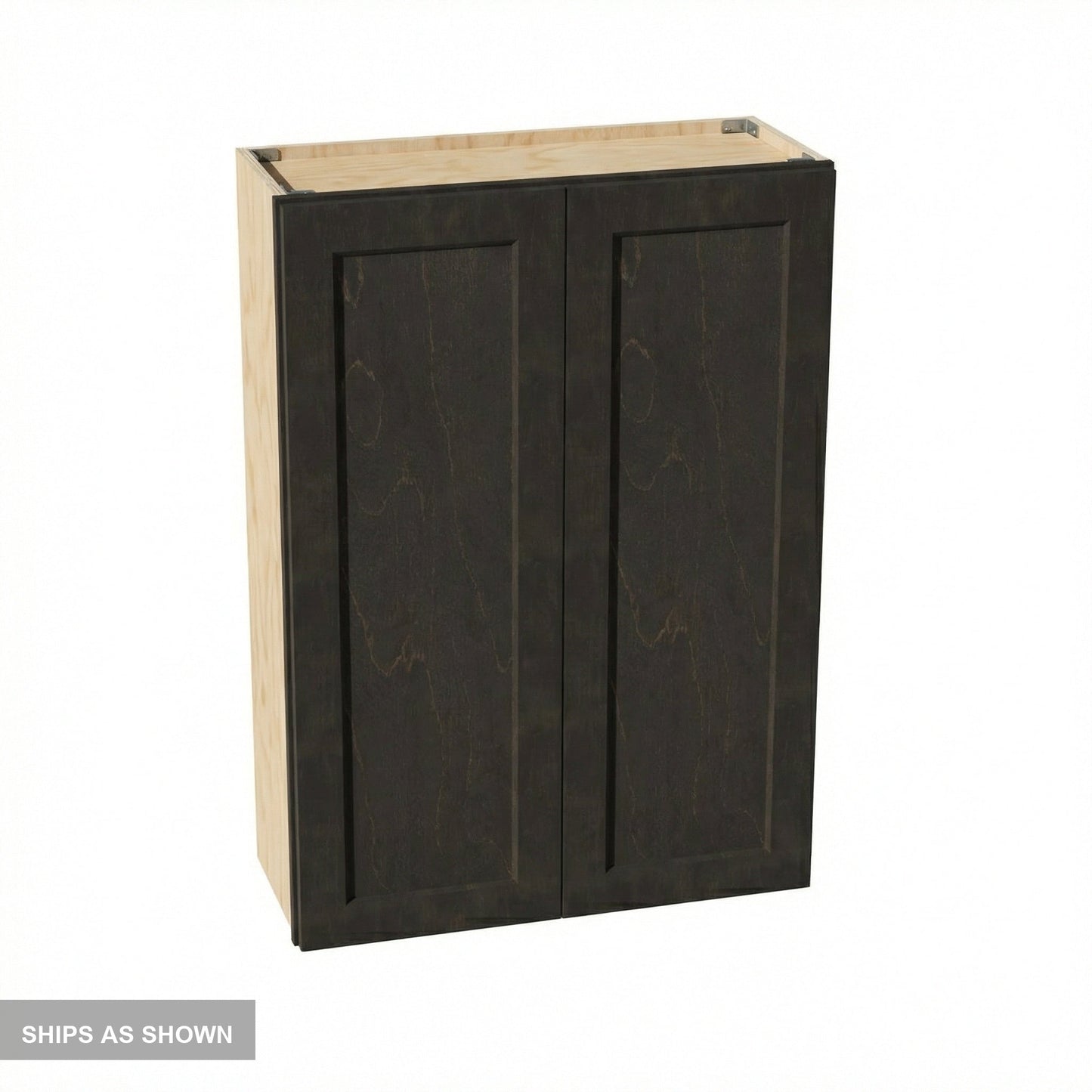 Shaker Wall Cabinet 30" (W3042) · Ardelle - Charcoal - Flat Pack