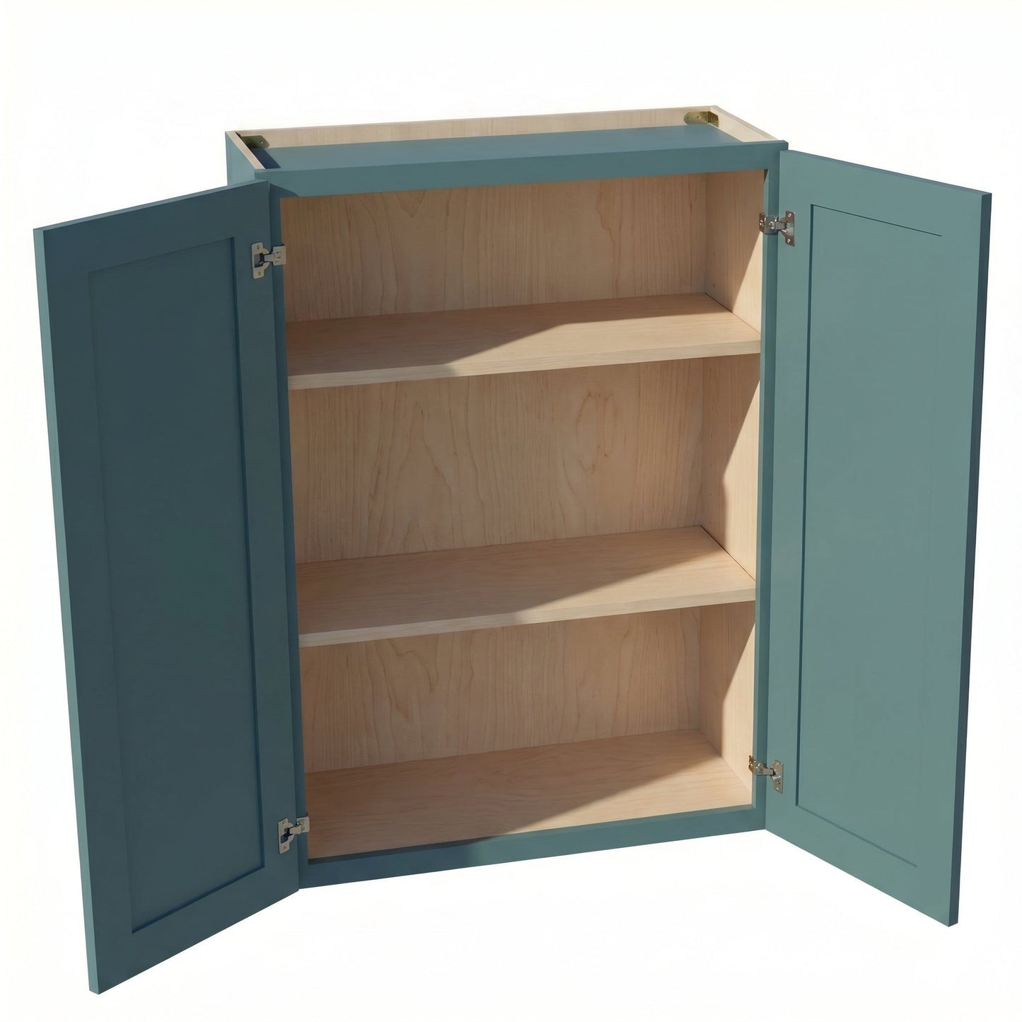 Shaker Wall Cabinet 30" (W3042) · Tallis - Fairy Green - Interior