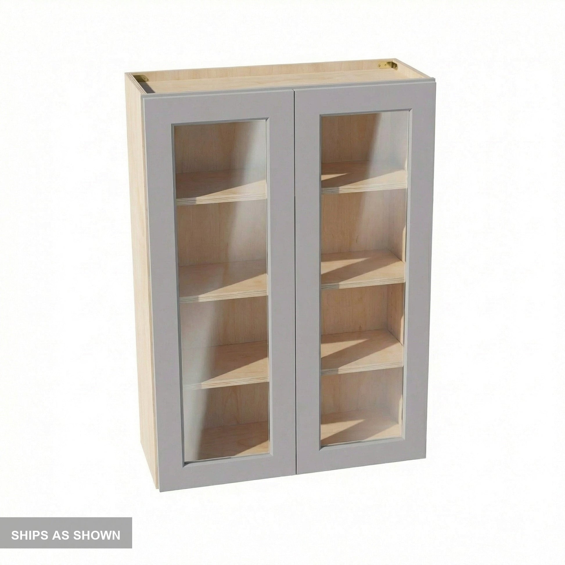 Shaker Glass Door Wall Cabinet 30" (W3042GD) · Ardelle