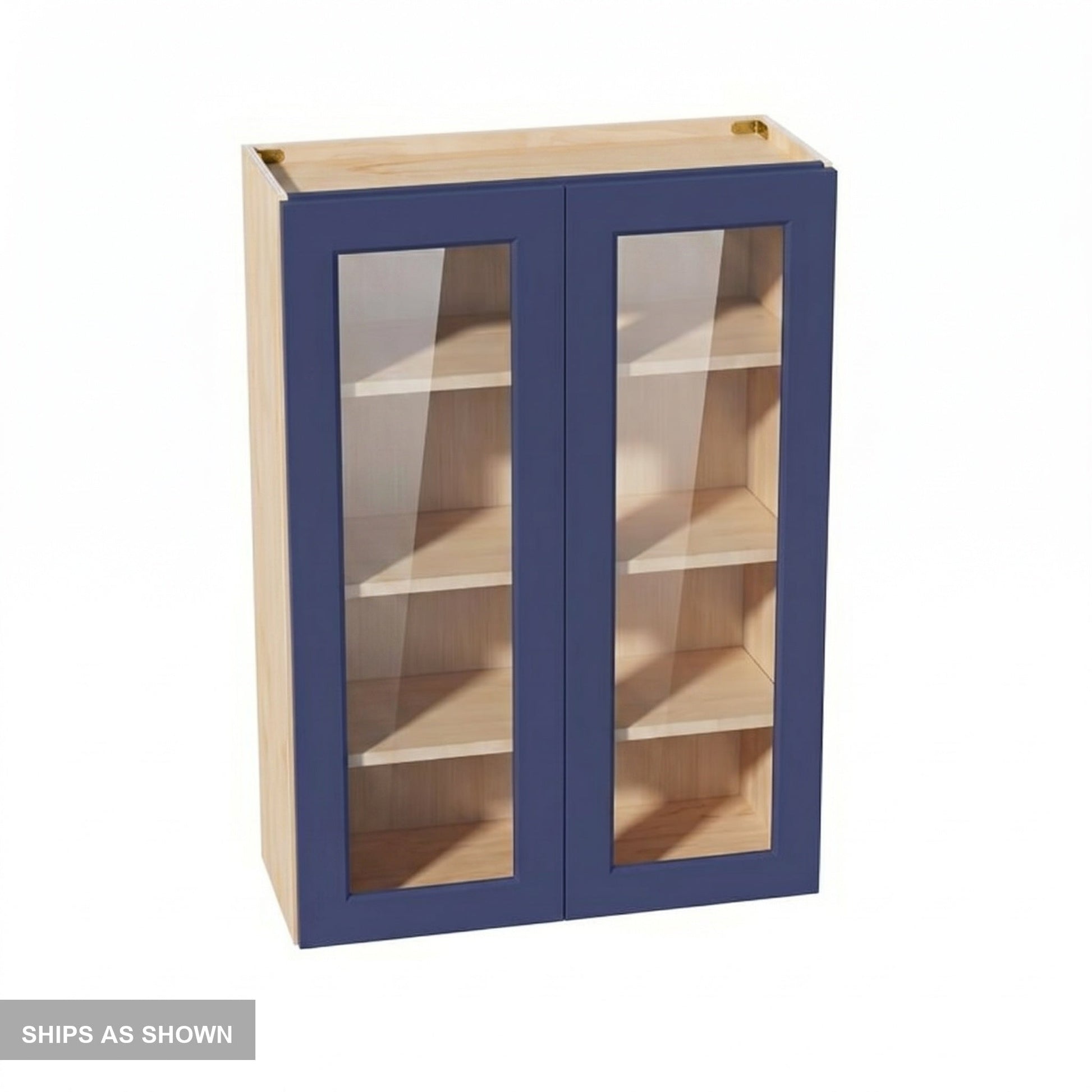 Shaker Glass Door Wall Cabinet 30" (W3042GD) · Ardelle