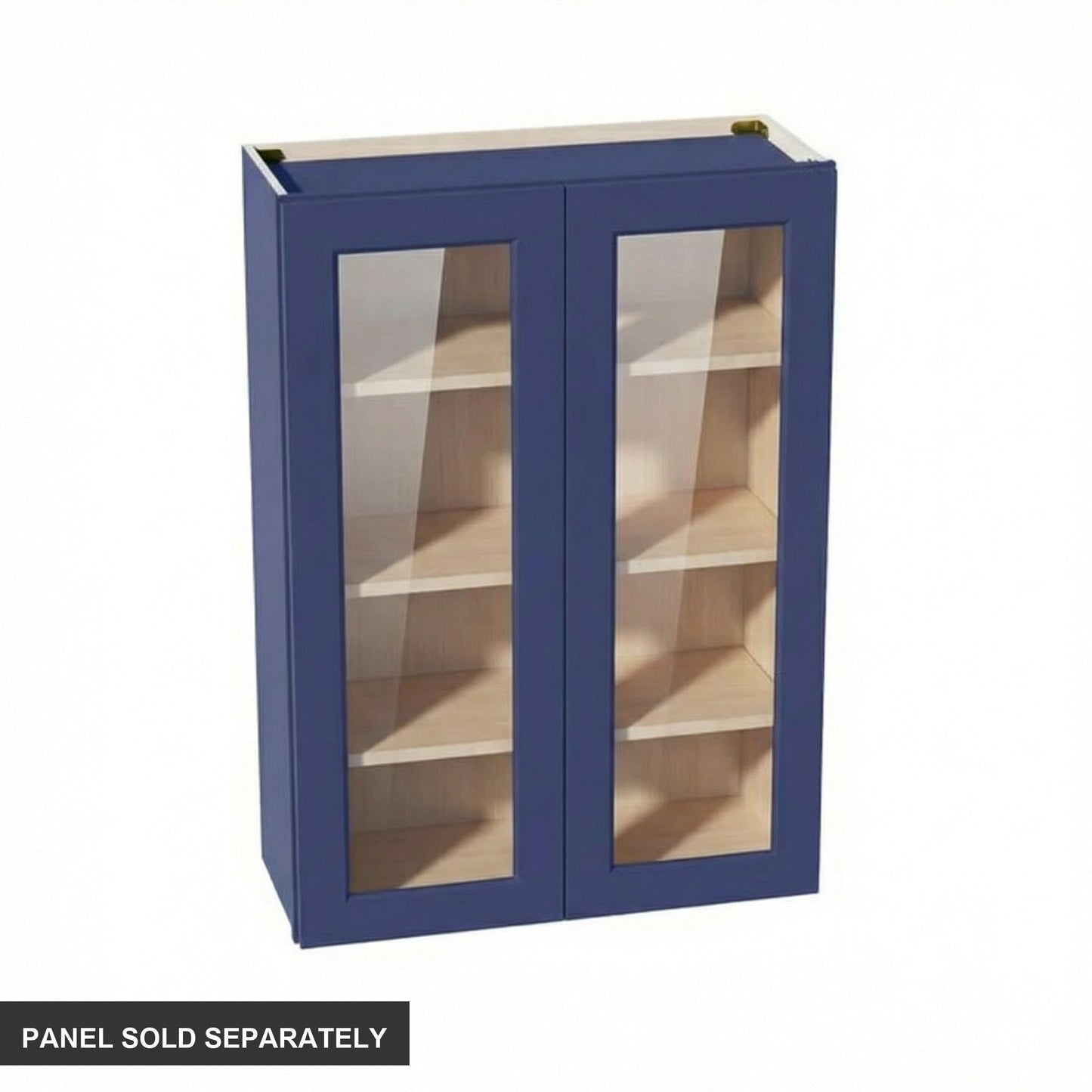 Shaker Glass Door Wall Cabinet 30" (W3042GD) · Ardelle - Blue - Product