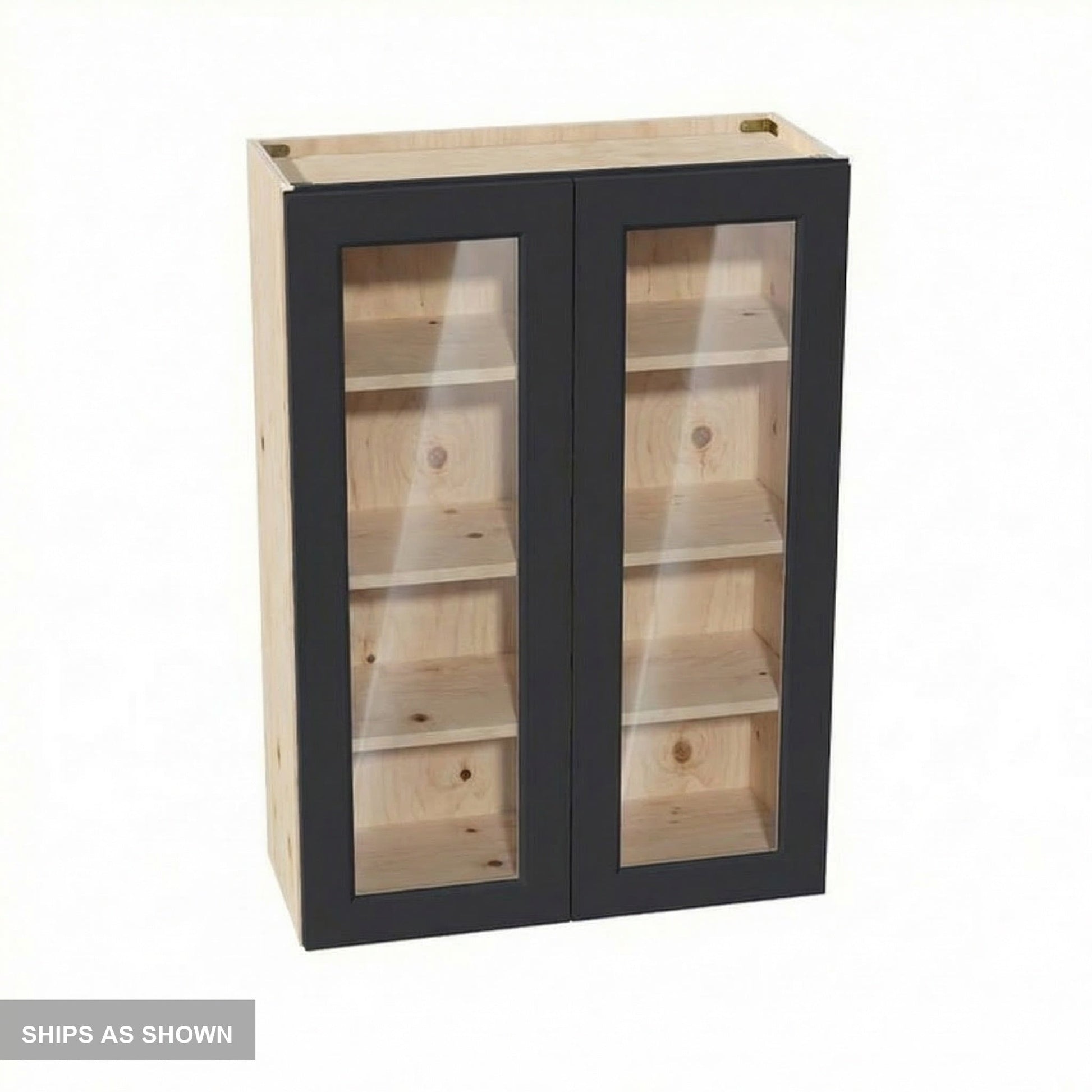 Shaker Glass Door Wall Cabinet 30" (W3042GD) · Ardelle
