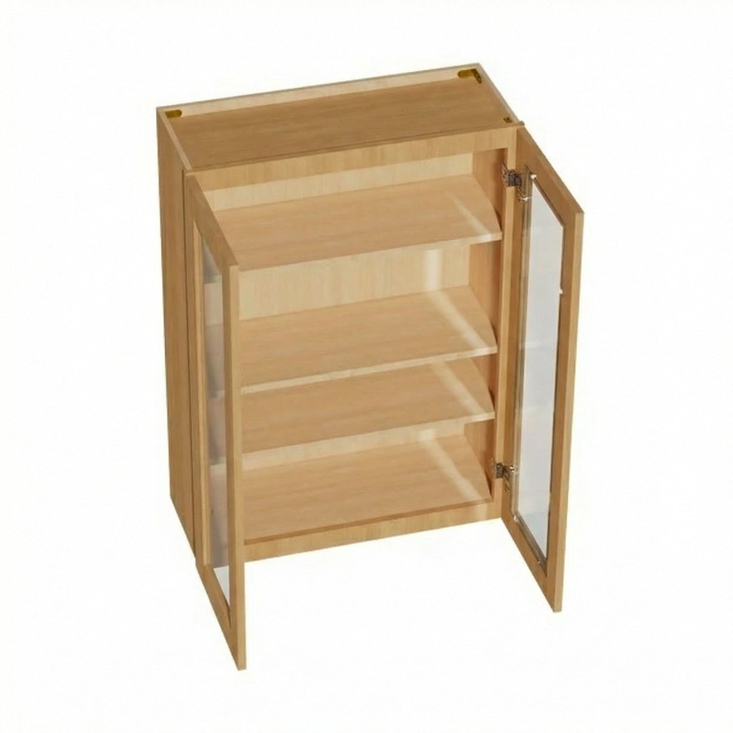 Shaker Glass Door Wall Cabinet 30" (W3042GD) · Ardelle - Timber - Interior