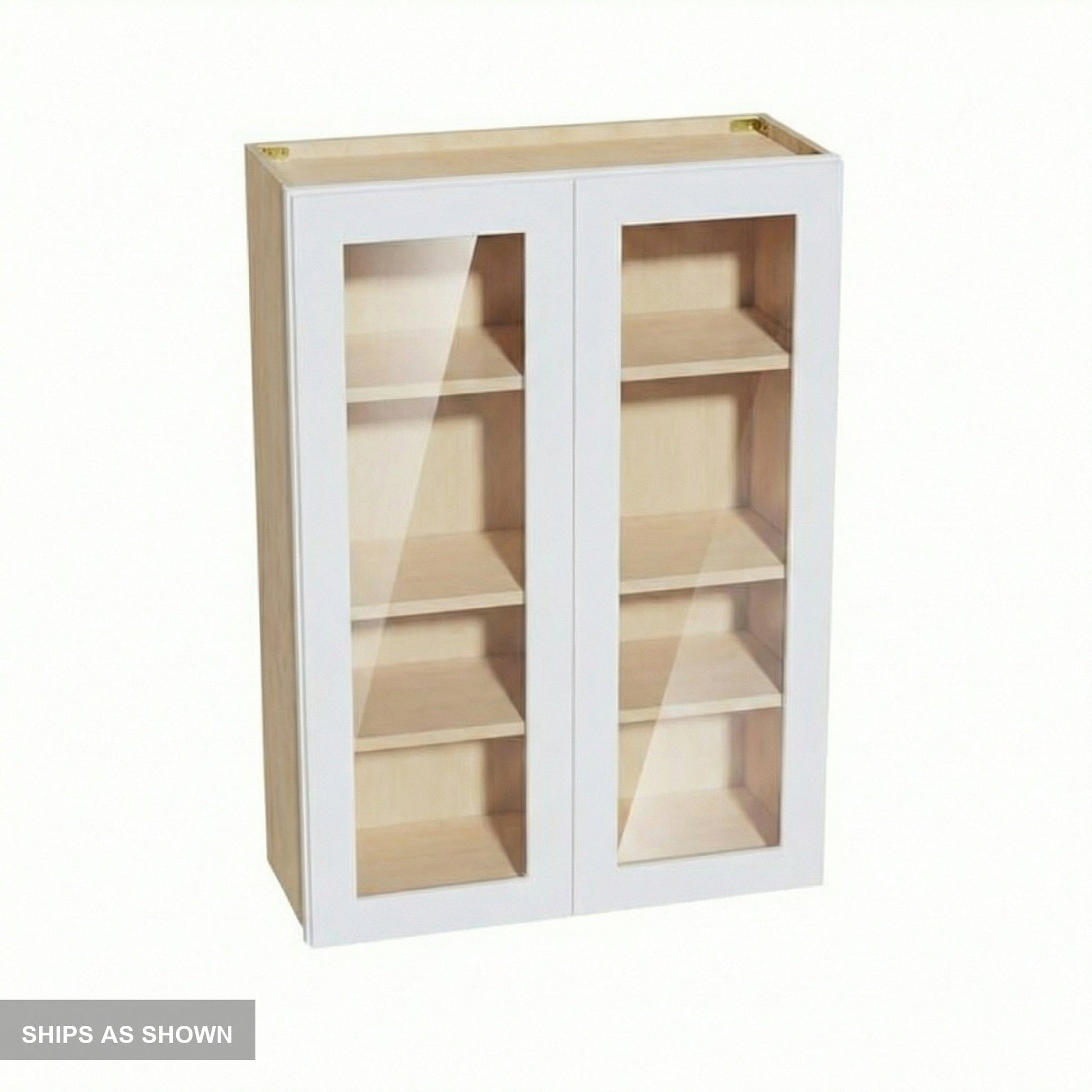 Shaker Glass Door Wall Cabinet 30" (W3042GD) · Ardelle