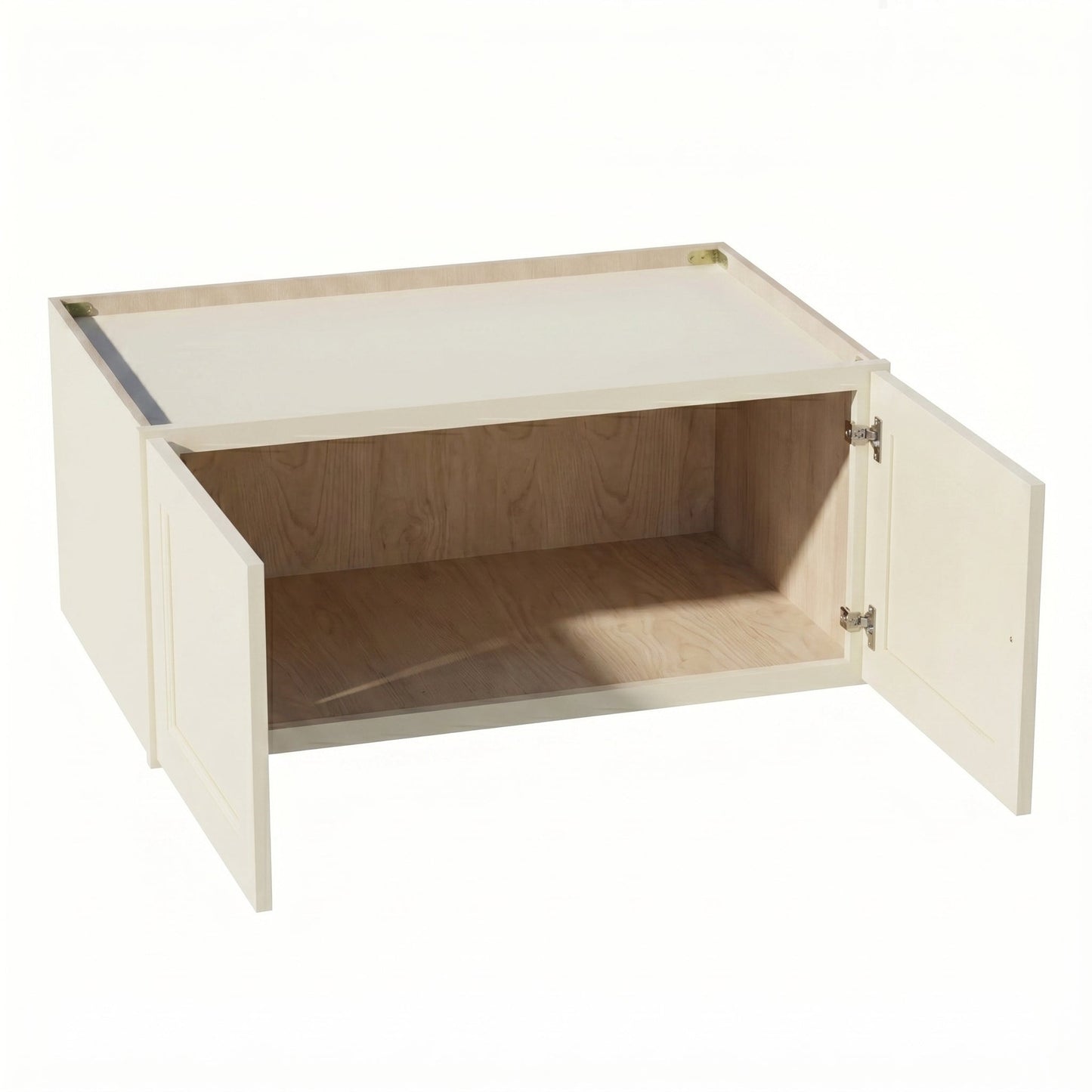 Shaker Bridge Wall Cabinet 31" (W311224) · Tallis - Swan White - Interior