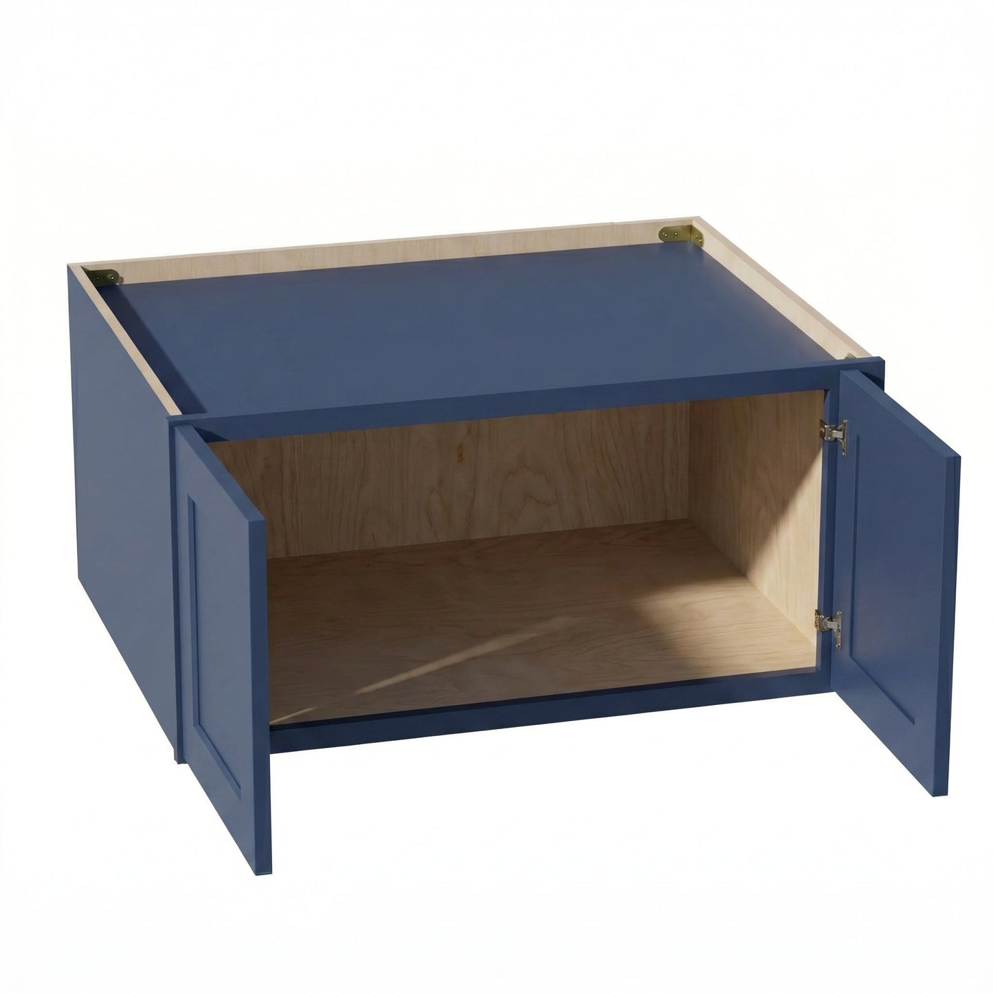 Shaker Bridge Wall Cabinet 31" (W311524) · Ardelle - Blue - Interior