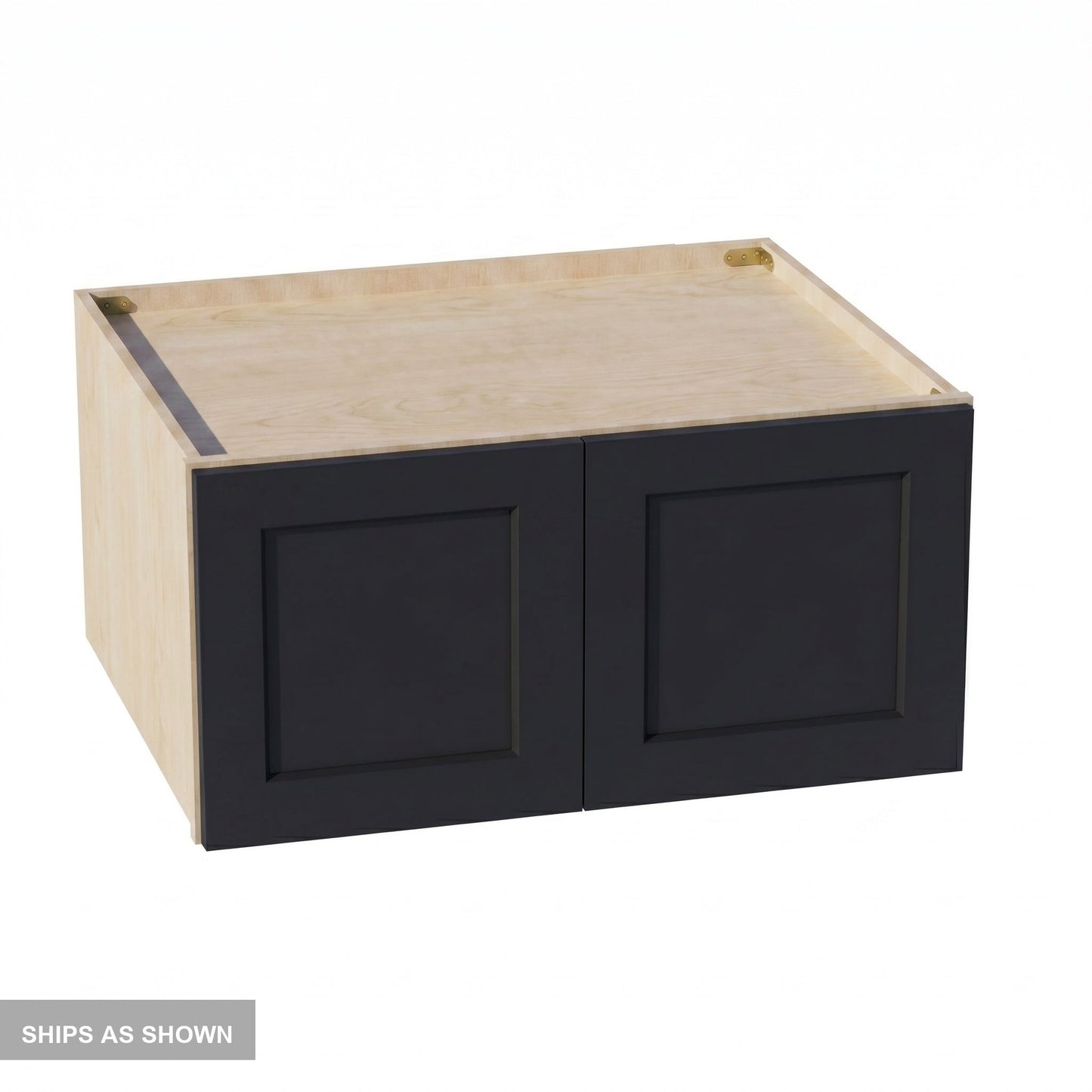 Shaker Bridge Wall Cabinet 31" (W311524) · Ardelle - Ebony - Flat Pack