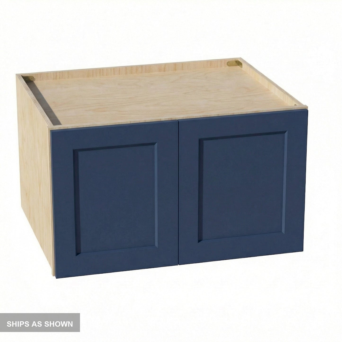 Shaker Bridge Wall Cabinet 31" (W311824) · Ardelle - Blue - Flat Pack