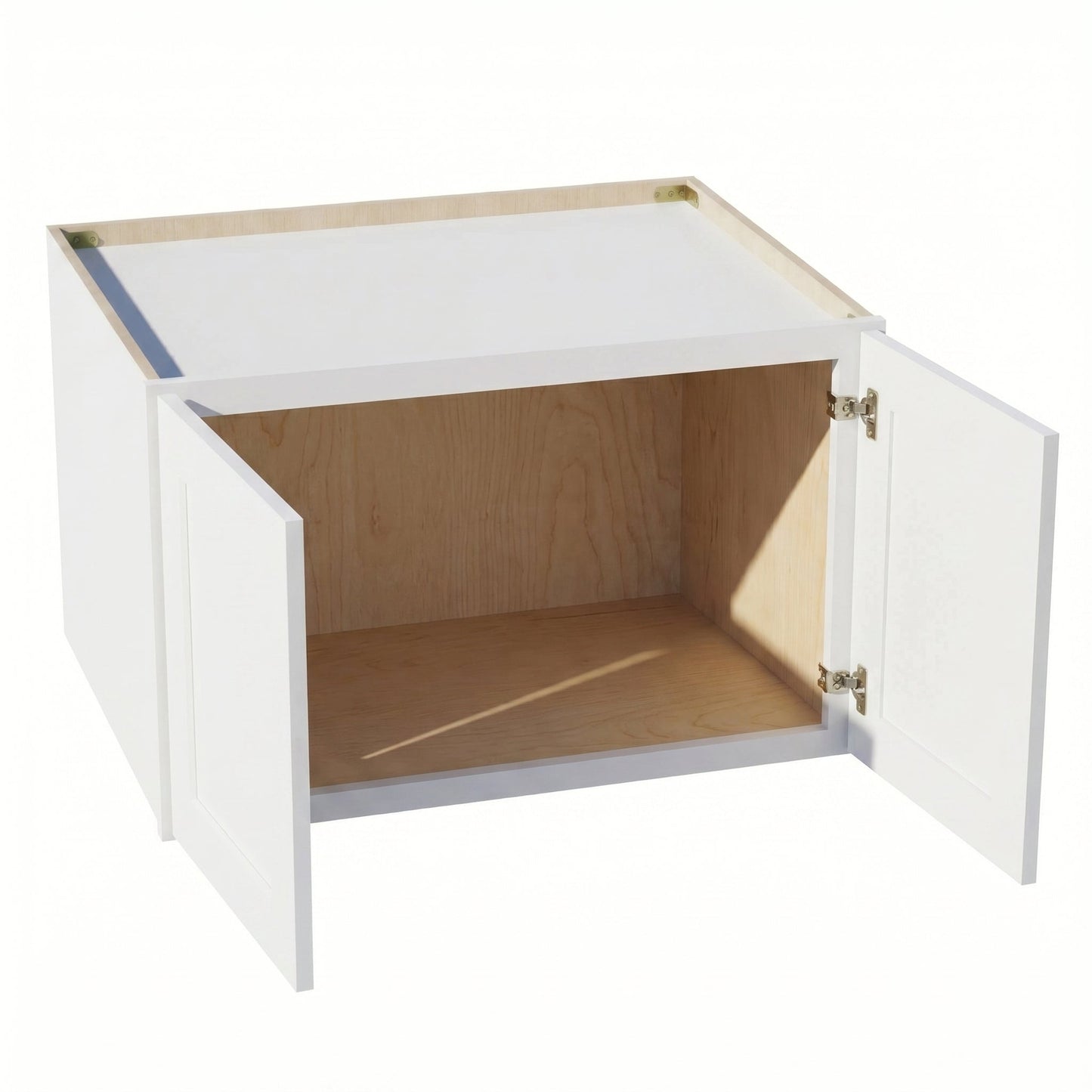 Shaker Bridge Wall Cabinet 31" (W311824) · Ardelle - White - Interior