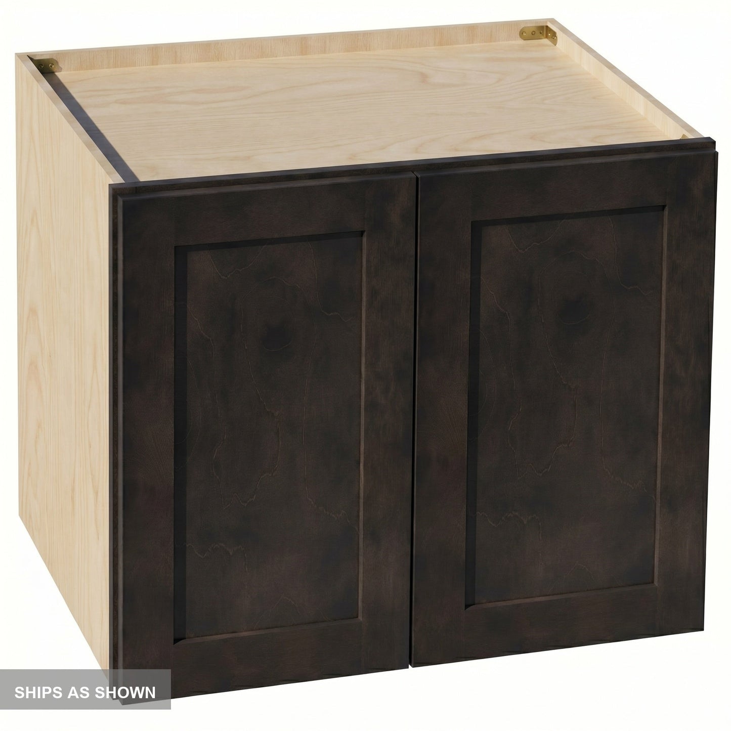 Shaker Bridge Wall Cabinet 30" (W312424) · Ardelle - Charcoal - Flat Pack