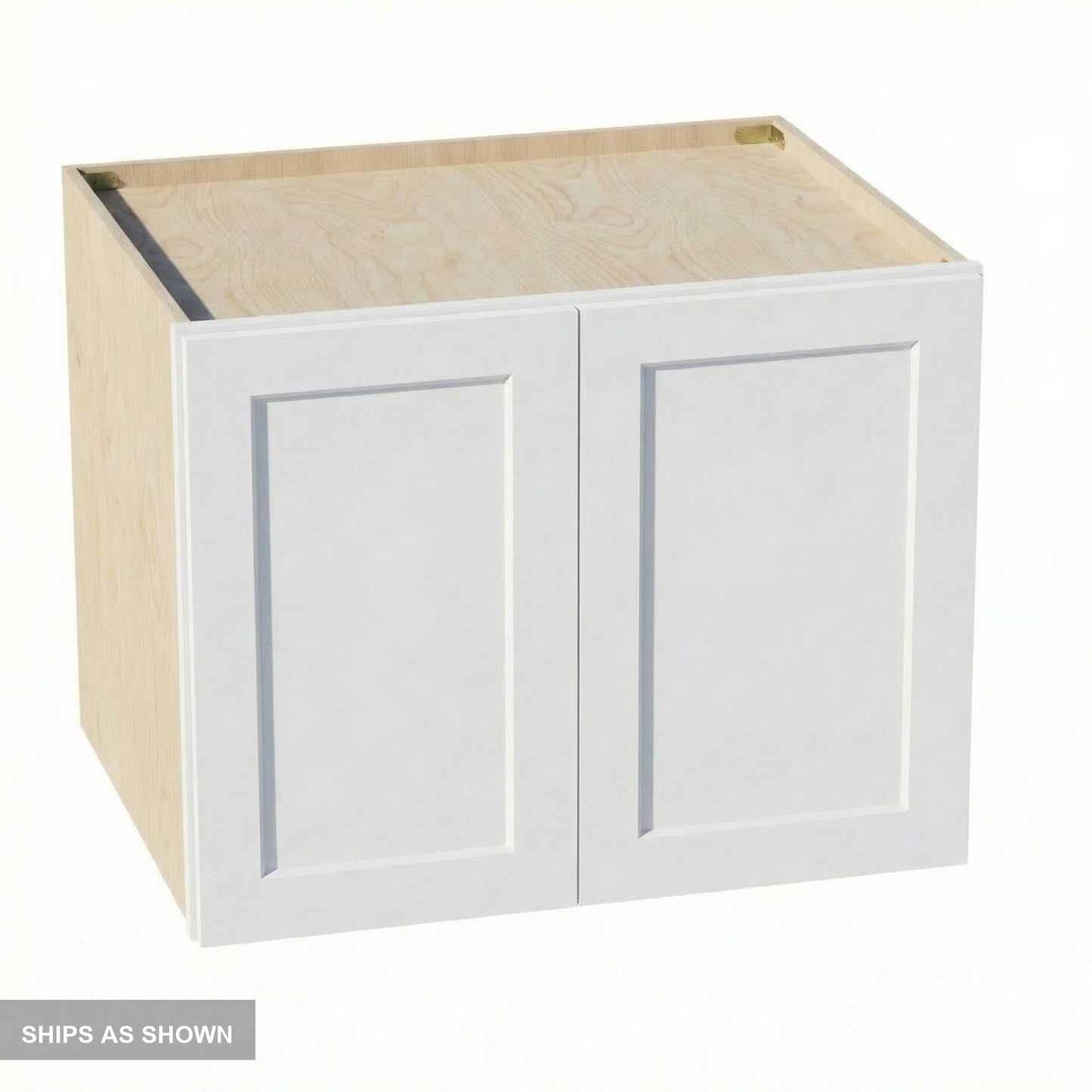 Shaker Bridge Wall Cabinet 30" (W312424) · Ardelle - White - Flat Pack