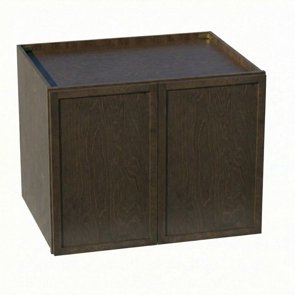 Slim Shaker Bridge Wall Cabinet 30" (W312424) · Slim - Mocha - Hero