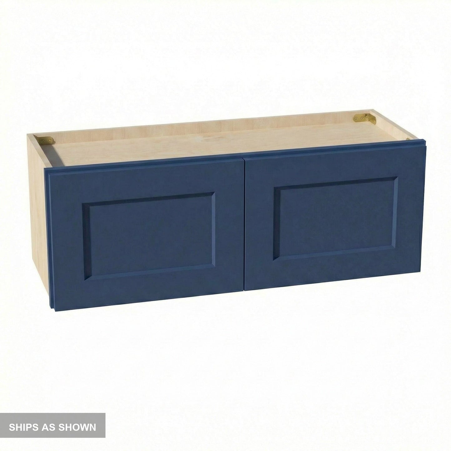 Shaker Bridge Wall Cabinet 33" (W3312) · Ardelle - Blue - Flat Pack