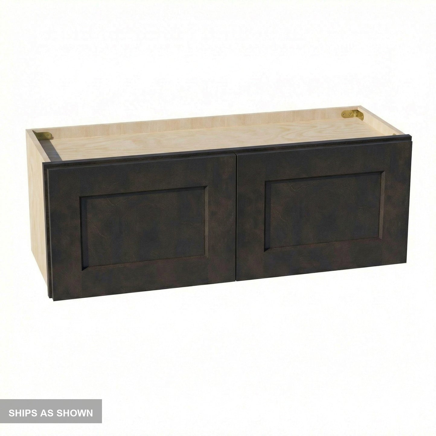 Shaker Bridge Wall Cabinet 33" (W3312) · Ardelle - Charcoal - Flat Pack