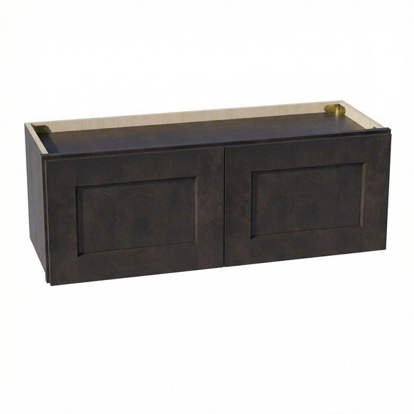 Shaker Bridge Wall Cabinet 33" (W3312) · Ardelle - Charcoal - Hero