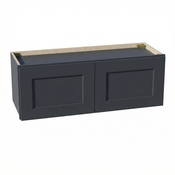 Shaker Bridge Wall Cabinet 33" (W3312) · Ardelle - Ebony - Hero