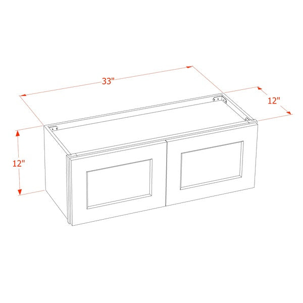 Quik Cabinets W3312 Ardelle Timber - Dimensions