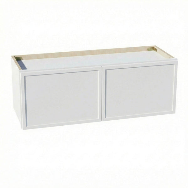 Slim Shaker Bridge Wall Cabinet 33" (W3312) · Slim - Frost - Hero