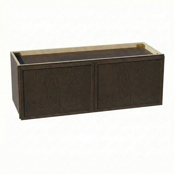 Slim Shaker Bridge Wall Cabinet 33" (W3312) · Slim - Mocha - Hero