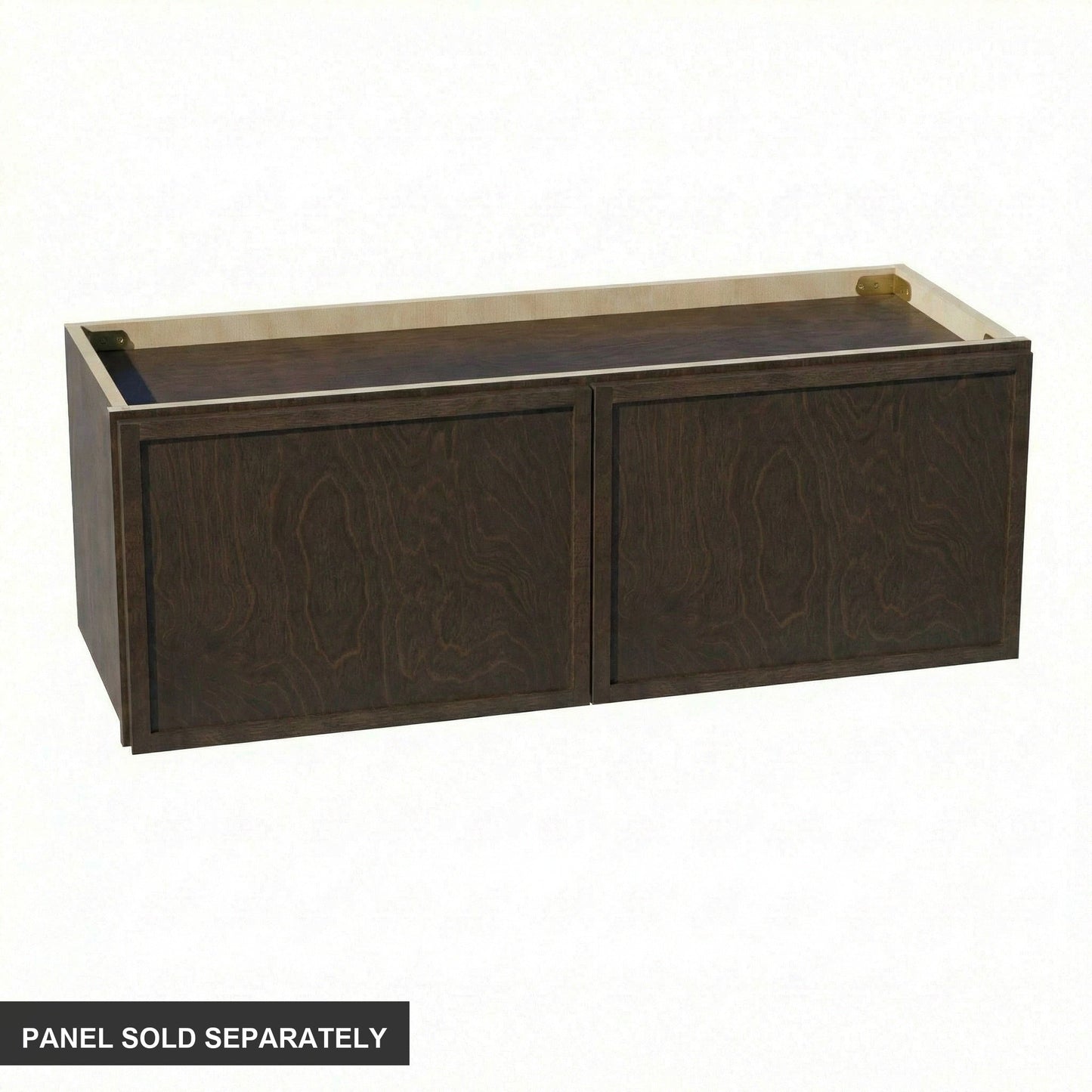 Slim Shaker Bridge Wall Cabinet 33" (W3312) · Slim - Mocha - Product