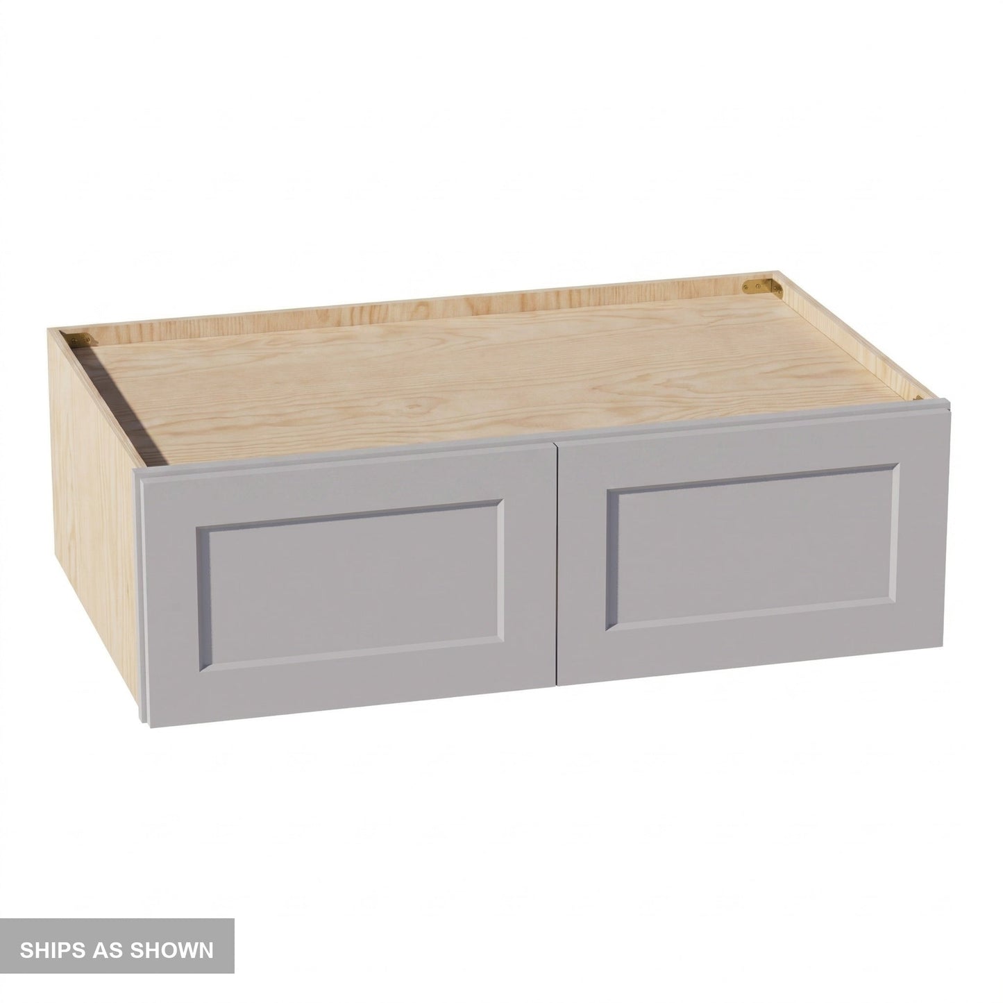 Shaker Bridge Wall Cabinet 33" (W331224) · Ardelle - Ash - Flat Pack