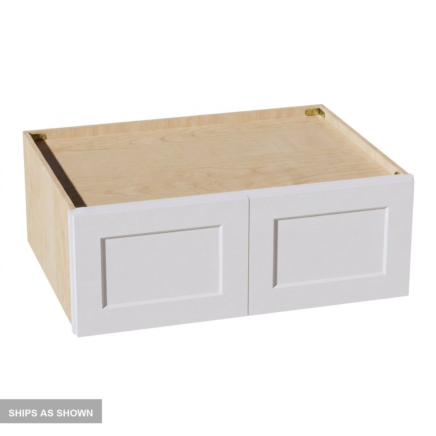 Shaker Bridge Wall Cabinet 33" (W331224) · Ardelle - White - Flat Pack