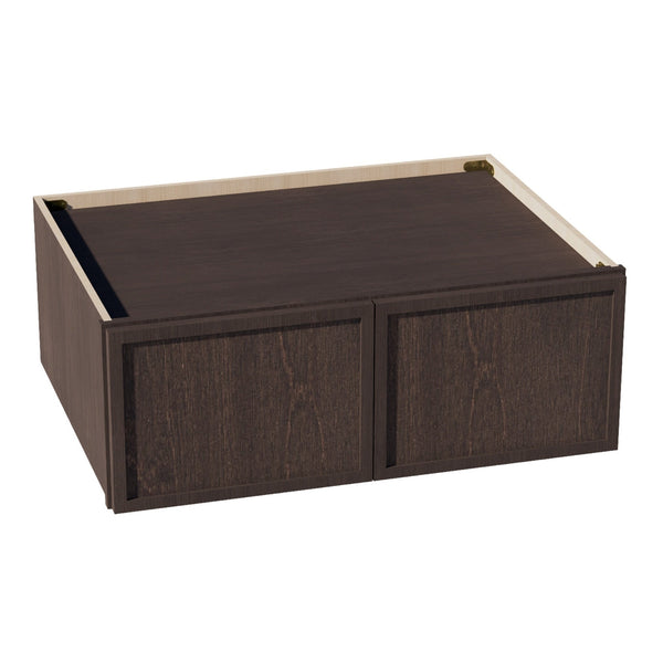 Slim Shaker Bridge Wall Cabinet 33" (W331224) · Slim - Mocha - Hero