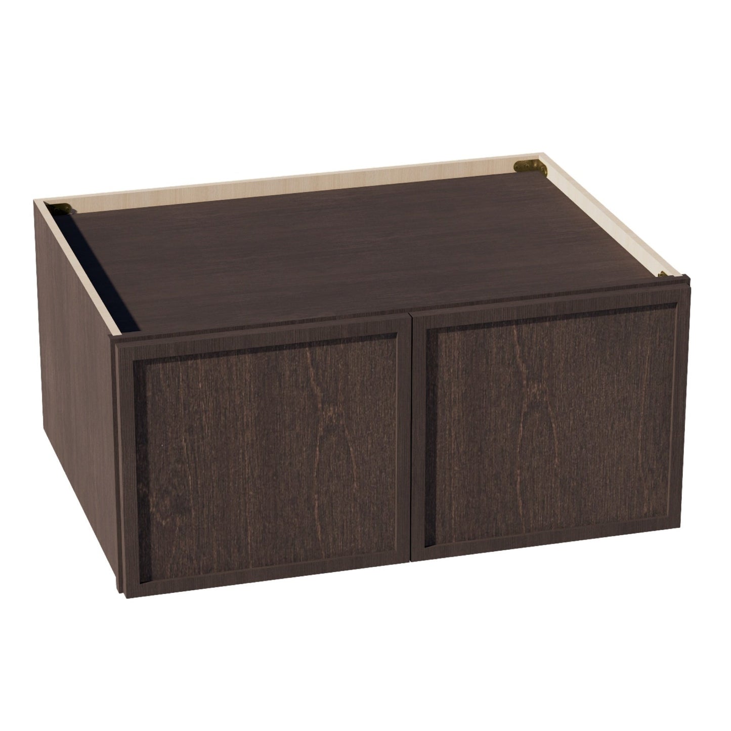Slim Shaker Bridge Wall Cabinet 33" (W3315) · Slim - Mocha - Hero
