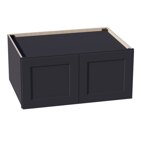 Shaker Bridge Wall Cabinet 33" (W331524) · Ardelle - Ebony - Hero