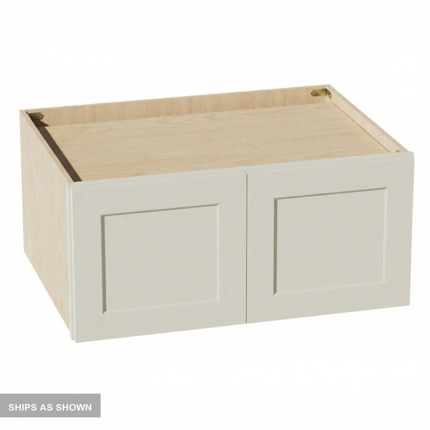 Shaker Bridge Wall Cabinet 33" (W331524) · Tallis - Swan White - Flat Pack