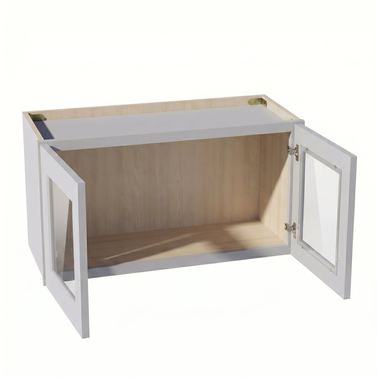 Shaker Bridge Wall Cabinet 33" (W3315GD) · Ardelle - Ash - Interior