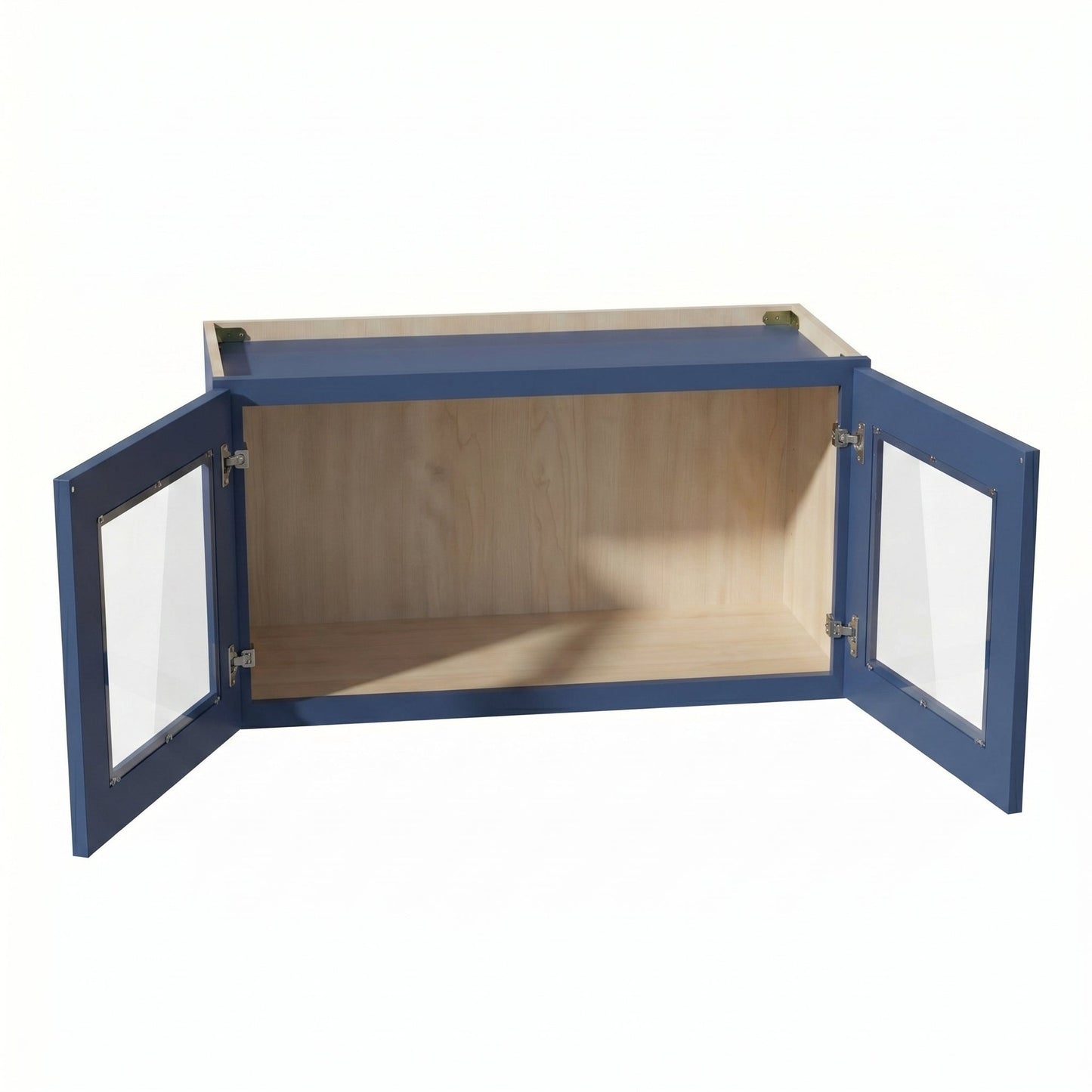 Shaker Bridge Wall Cabinet 33" (W3315GD) · Ardelle - Blue - Interior