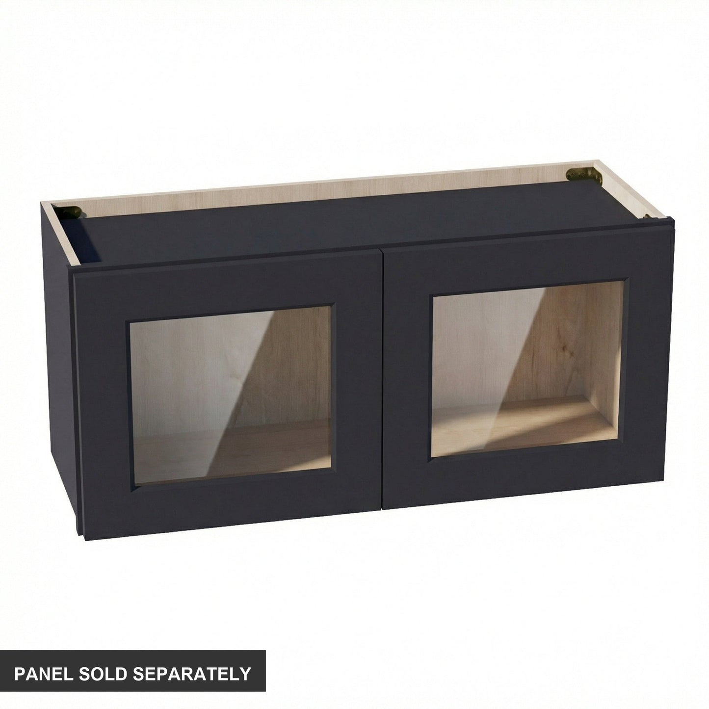 Shaker Bridge Wall Cabinet 33" (W3315GD) · Ardelle - Ebony - Product