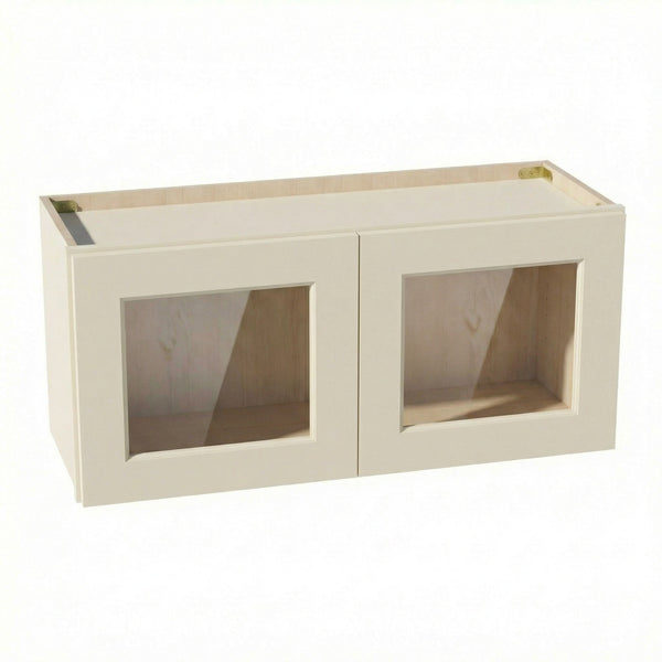 Shaker Bridge Wall Cabinet 33" (W3315GD) · Tallis - Swan White - Hero