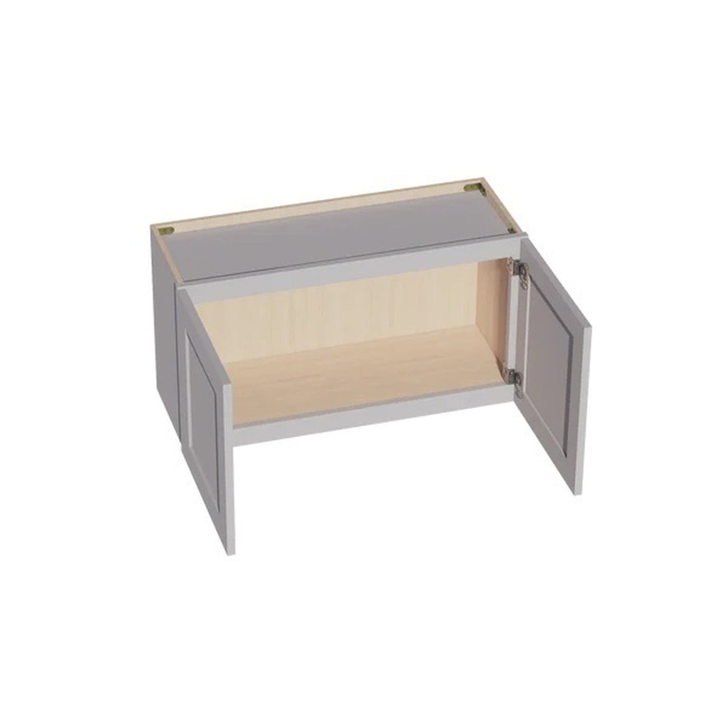 Shaker Bridge Wall Cabinet 33" (W3318) · Ardelle - Ash - Interior