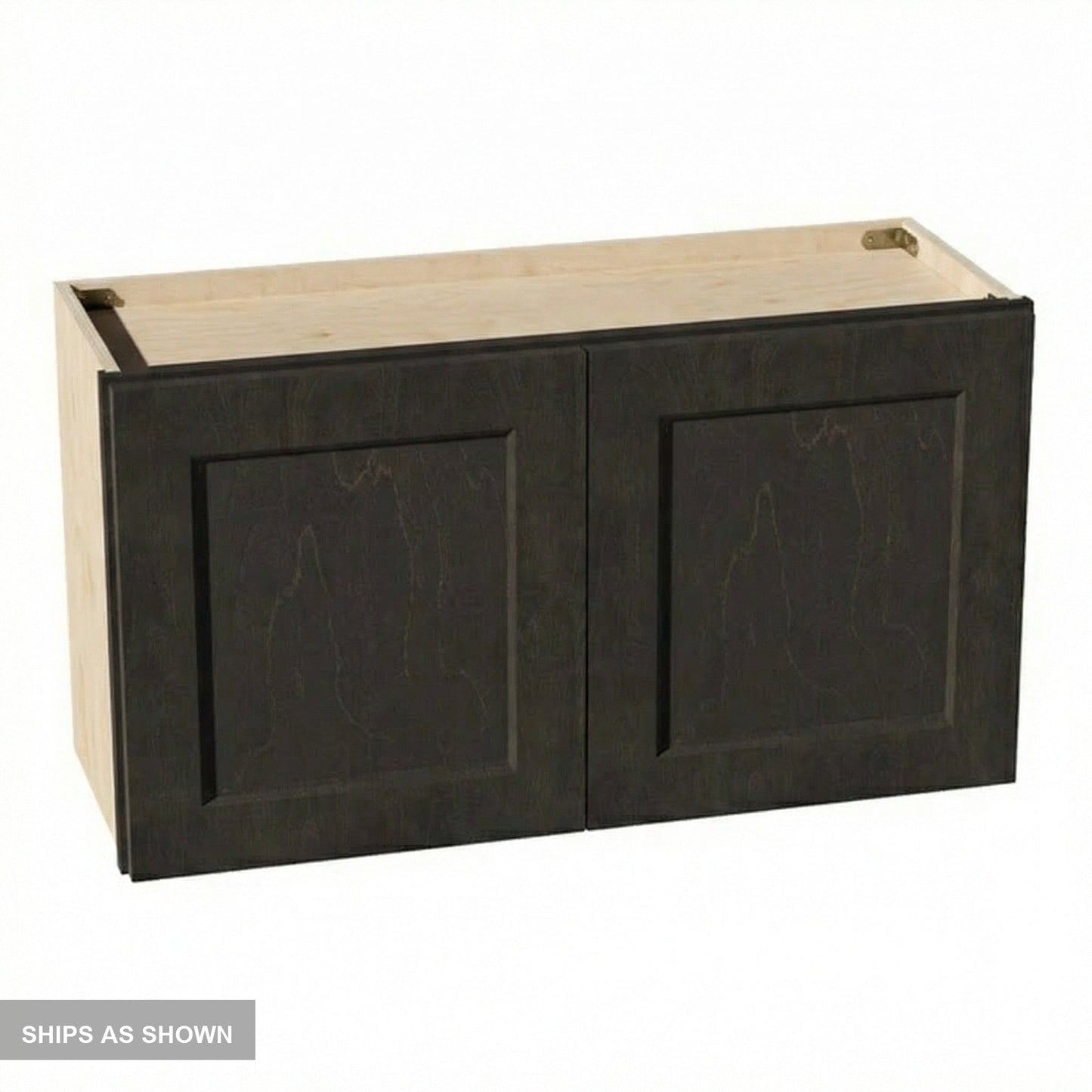 Shaker Bridge Wall Cabinet 33" (W3318) · Ardelle - Charcoal - Flat Pack