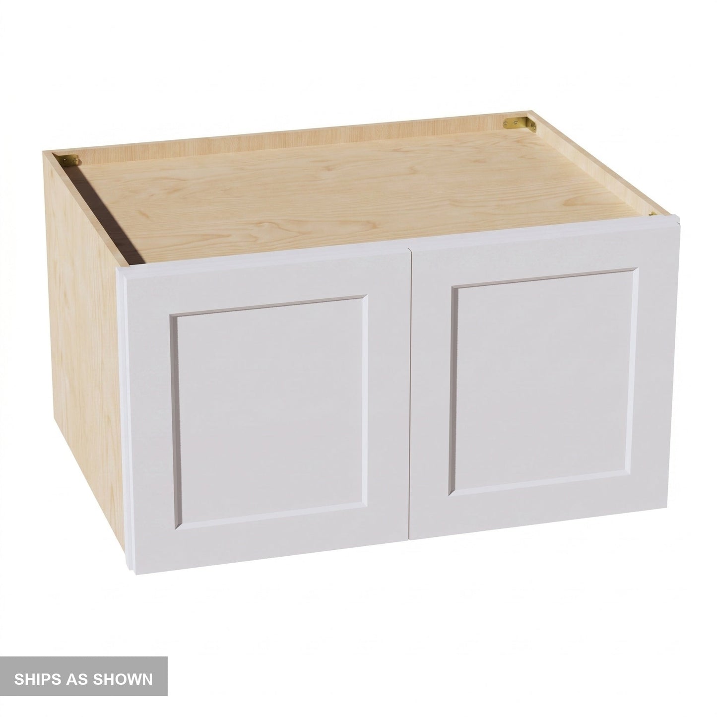 Shaker Bridge Wall Cabinet 33" (W331824) · Ardelle - White - Flat Pack