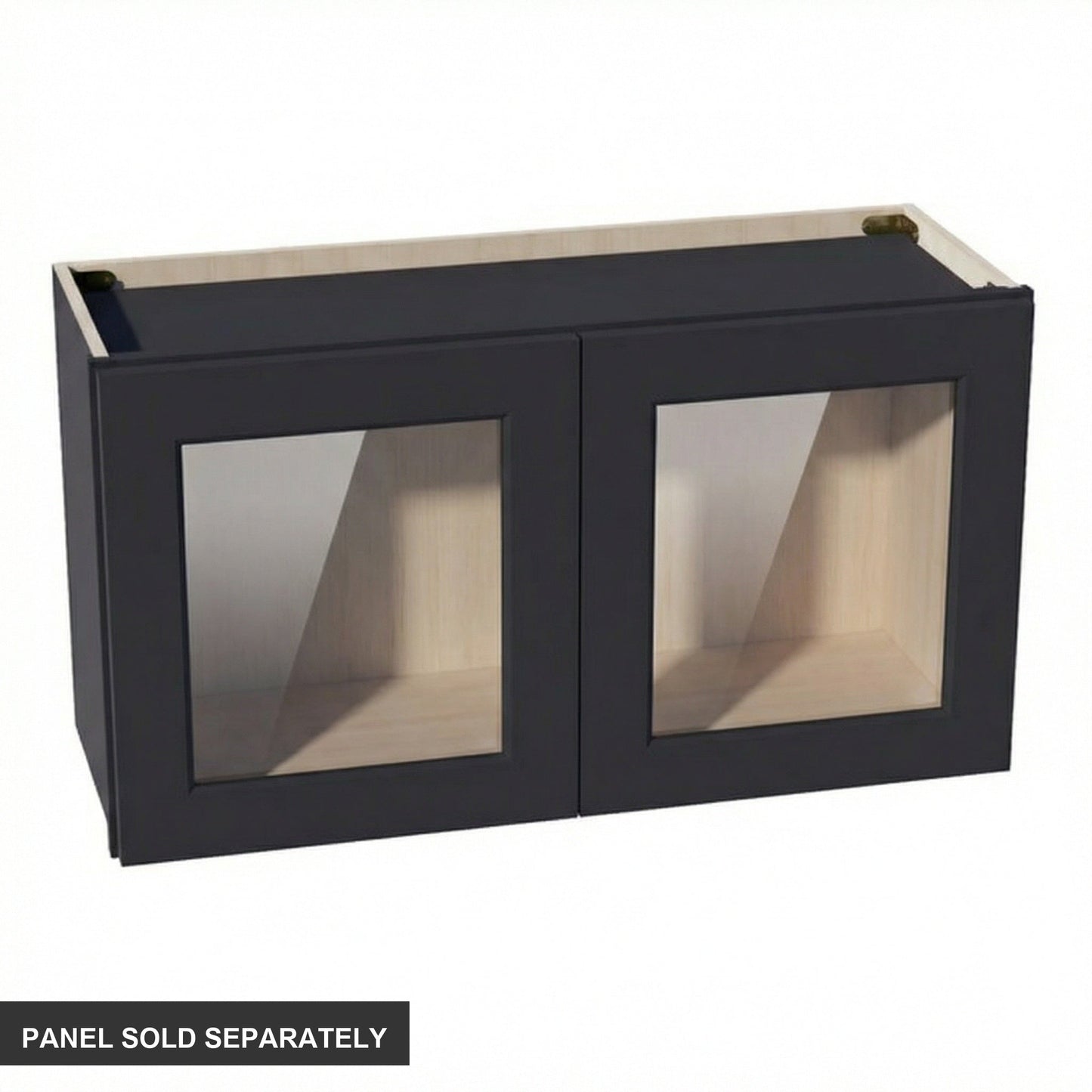 Shaker Bridge Wall Cabinet 33" (W3318GD) · Ardelle - Ebony - Product