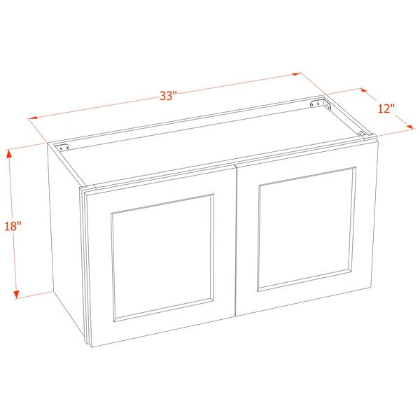 Quik Cabinets W3318GD Ardelle Timber - Dimensions