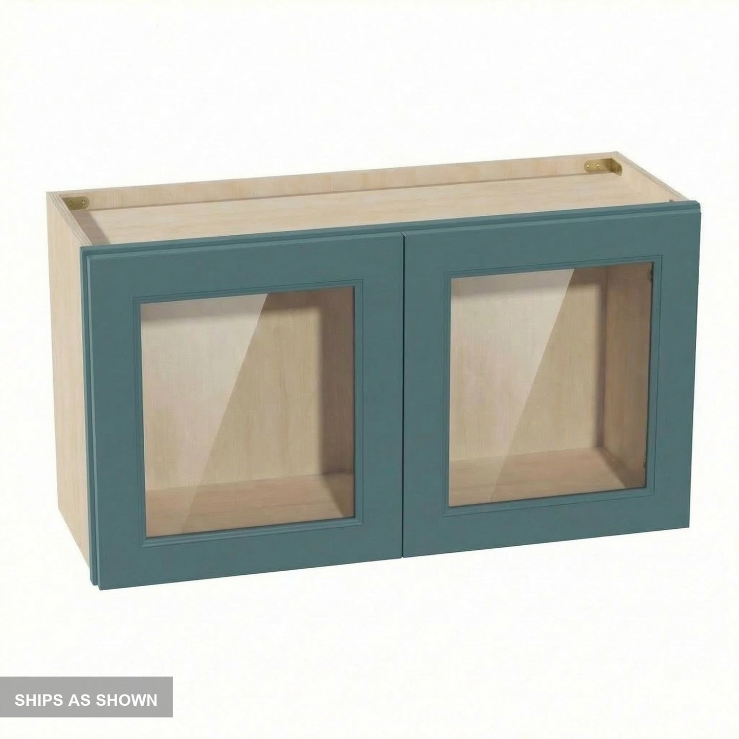 Shaker Bridge Wall Cabinet 33" (W3318GD) · Tallis - Fairy Green - Flat Pack