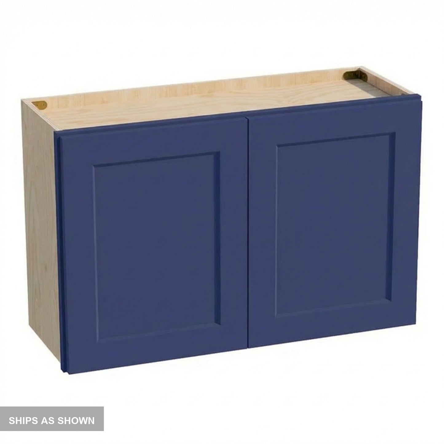 Shaker Bridge Wall Cabinet 33" (W3321) · Ardelle - Blue - Flat Pack