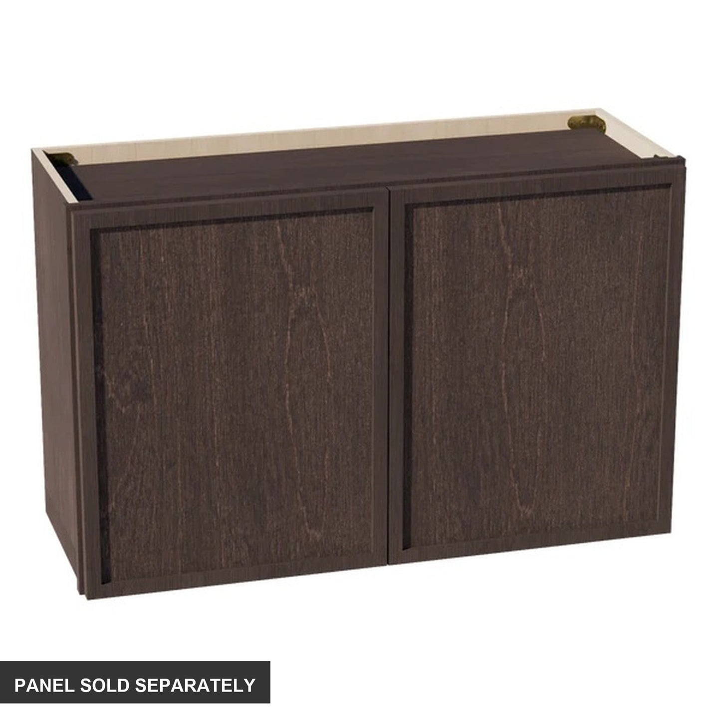 Slim Shaker Bridge Wall Cabinet 33" (W3321) · Slim - Mocha - Product