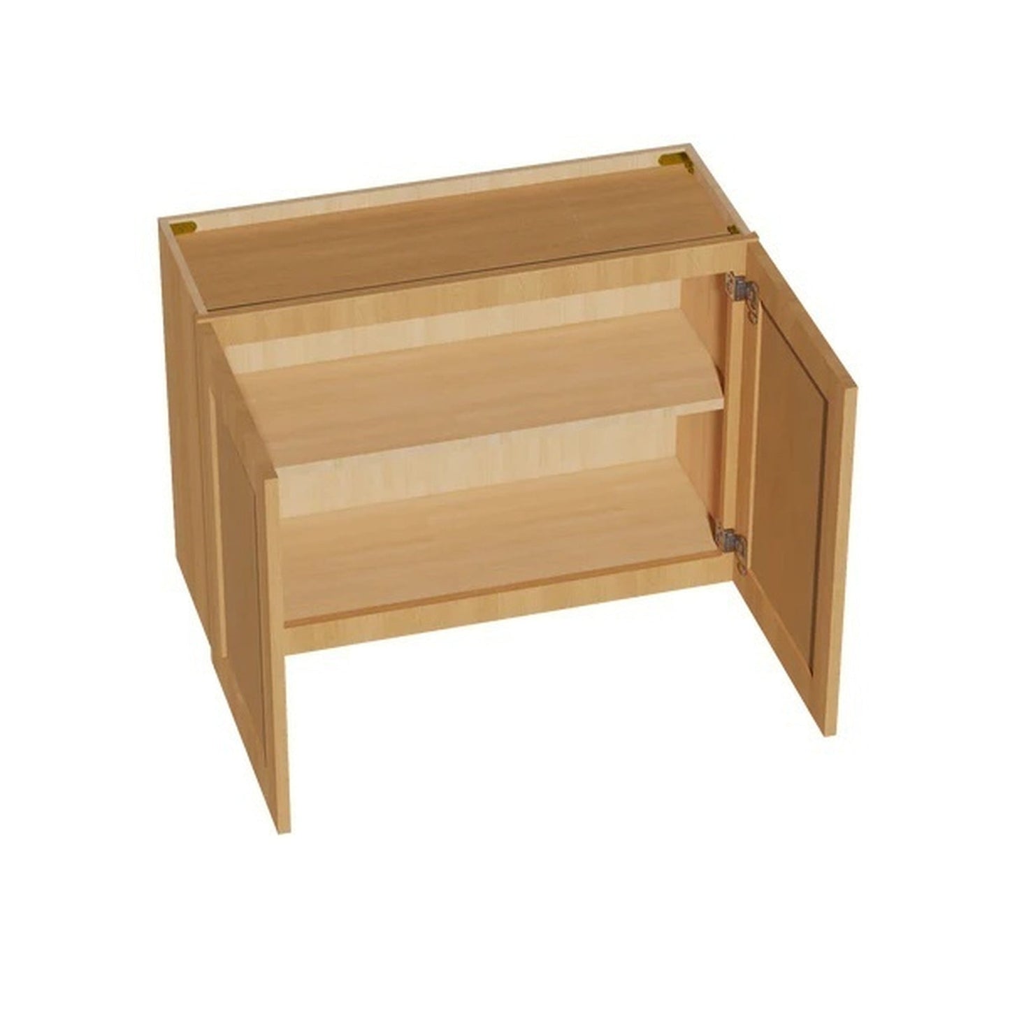 Shaker Bridge Wall Cabinet 33" (W3324) · Ardelle - Timber - Interior