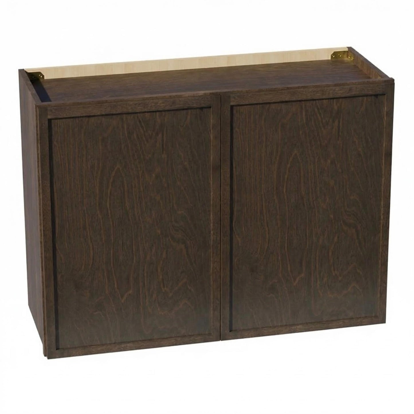 Slim Shaker Bridge Wall Cabinet 33" (W3324) · Slim - Mocha - Hero